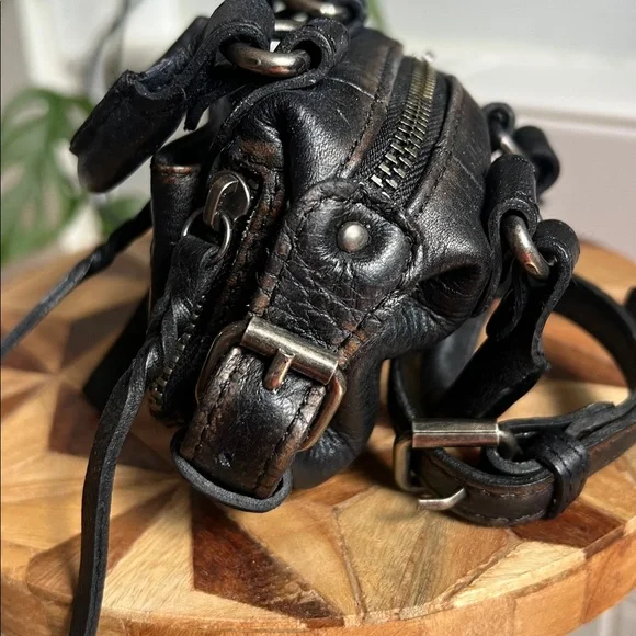 NWOT Free People mini micro Emerson tiny coin purse bag keychain - Picture 4 of 7